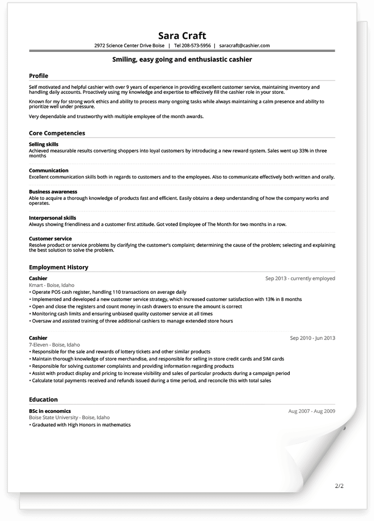 Classic CV Template