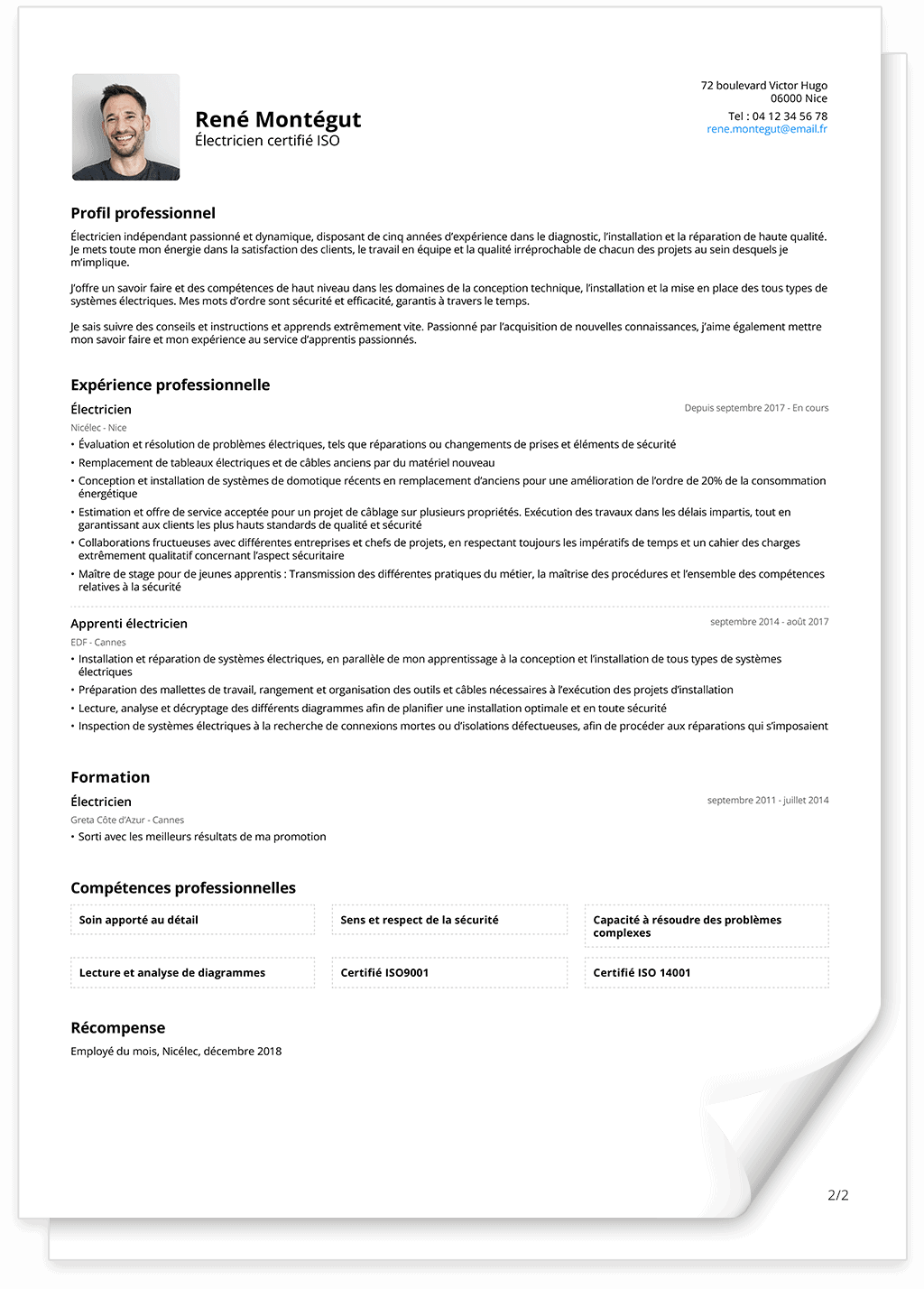 Modèle de CV basic